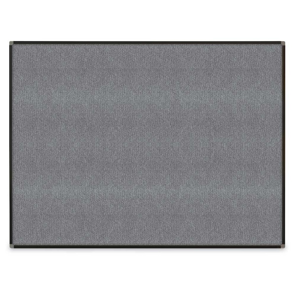 Corkboard, Fabric, Blk/Cld, 1 Door, 18"x24"